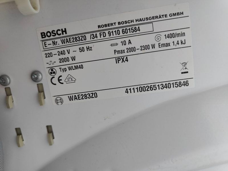 Стиральная машина Bosch Maxx7 WAE283ZO 2300W 7кг sn 9110601584 000052866 фото