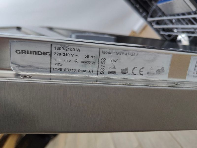 Посудомоечная машина Grundig GNF41825X 2100w sn 93753 000047564 фото