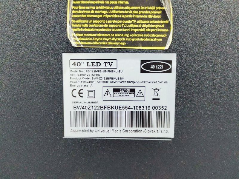 Телевизор 40 Blaupunkt B40A122TCFHD LCD Full HD 000038093 фото