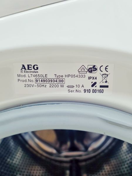 Стиральная машина AEG L74650LE 000039688 фото
