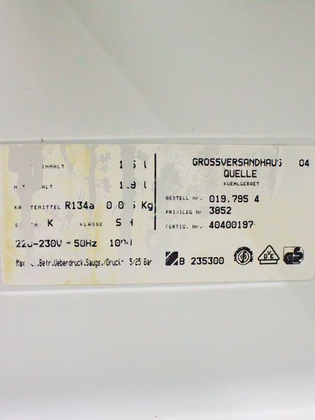 Холодильник однокамерний Privileg 3852 129л 100w sn 40400197 000024688 фото