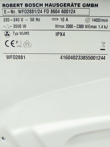 Стиральная машина Bosch Maxx WFO2881 24 000043231 фото