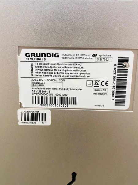 Телевизор 32 Grundig 32VLE804IS LCD HD 000044672 фото