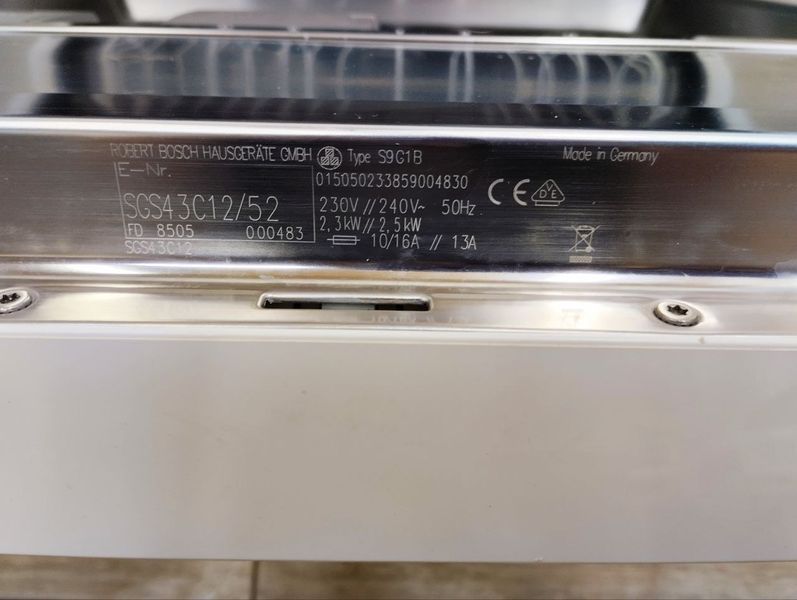 Посудомийна машина Bosch SGC43C12 2500W sn 015050233859004830 000047561 фото
