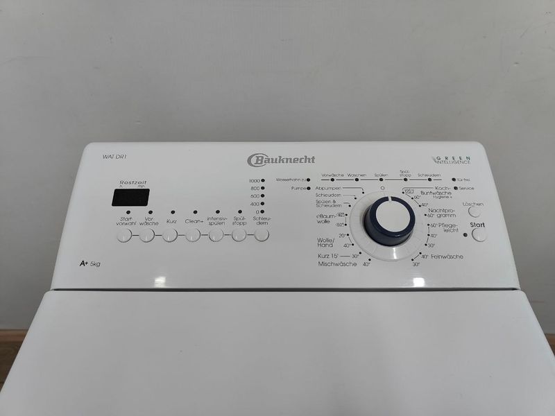 Стиральная машина вертикальная Bauknecht Wat DR1 2100W 5 кг sn 858396122020 000052726 фото