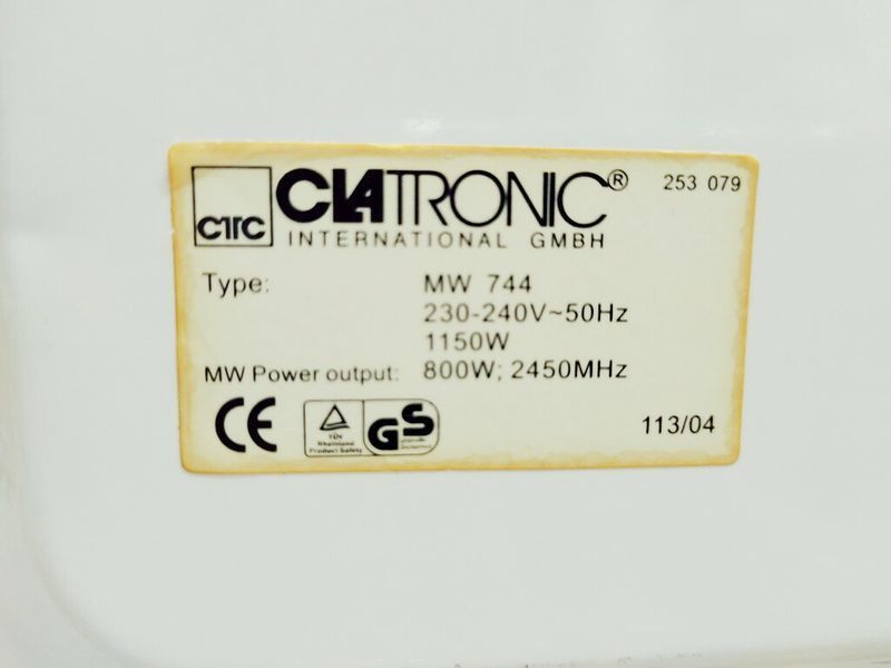 Микроволновая печь Clatronic MW 744 000035729 фото