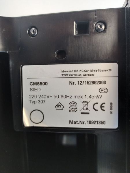 Кофемашина Premium CM5500 000041916 фото