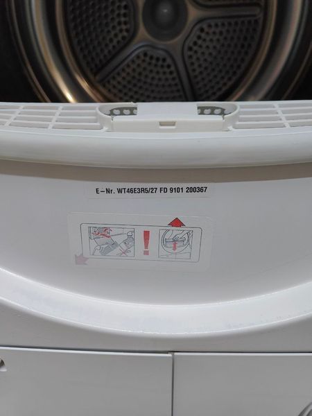 Сушильна машина Siemens IQ500 WT46E3R5 2800W 7кг sn 9101200367 000052857 фото