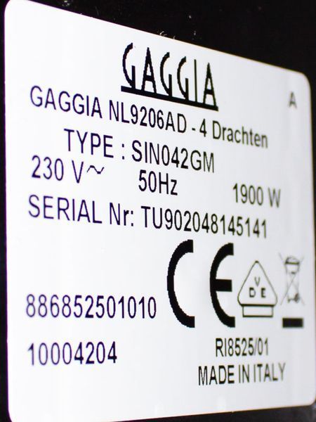 Кофеварка рожковая Gaggia Carezza Deluxe Espresso RI8525 01 000026467 фото