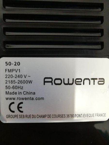 Праска бездротова Rowenta FMPV1 2600w LPNHE530392192 87е 000026801 фото