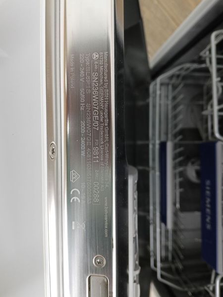 Посудомоечная машина Siemens SL6P1S 2400W 14ком sn 00288 000050382 фото