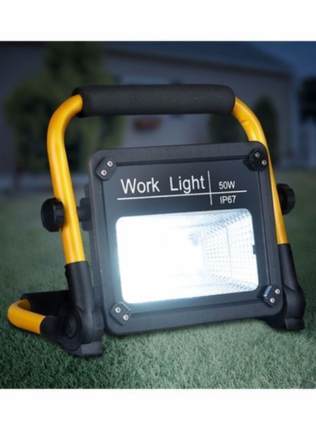 Прожектор акумуляторний із сонячною батареєю Solar Light W743 50W 5000 mAh 000037952 фото
