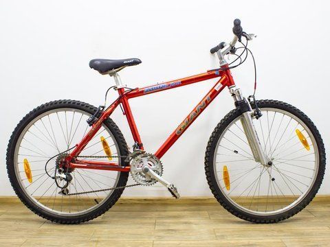 Велосипед 26 Giant Boulder Alu Shock гірський червоний алюм 000032435 фото