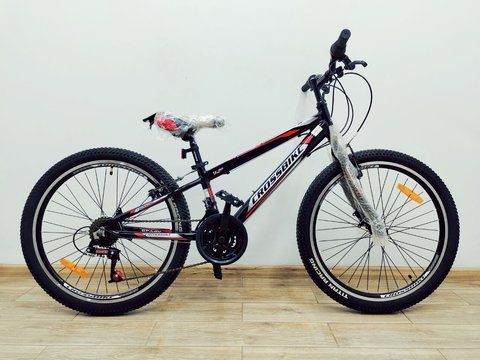 Велосипед 24 Crossbike Spark V AI підлітковий 2022 чорний 000035752 фото