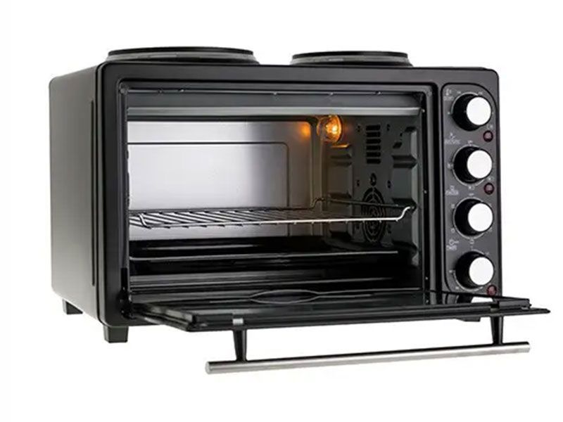 Электродуховка мини печь с плитой Adler AD 6020 36л 2500w 000017644 фото