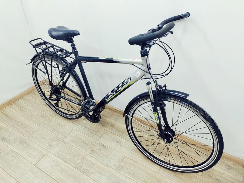 Велосипед 28 Cyco TR28 дорожній чорно-сірий алюм 000042971 фото