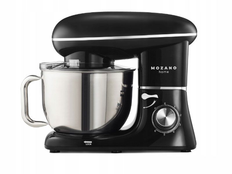 Міксер планетарний тістоміс Mozano AGD ROB 01 2300w Black 000041186 фото