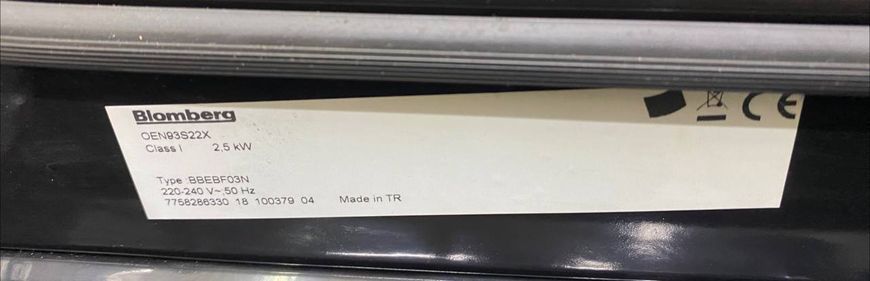 Духовой шкаф Blomberg OEN93S22X 2500W sn 7758286330 000048314 фото