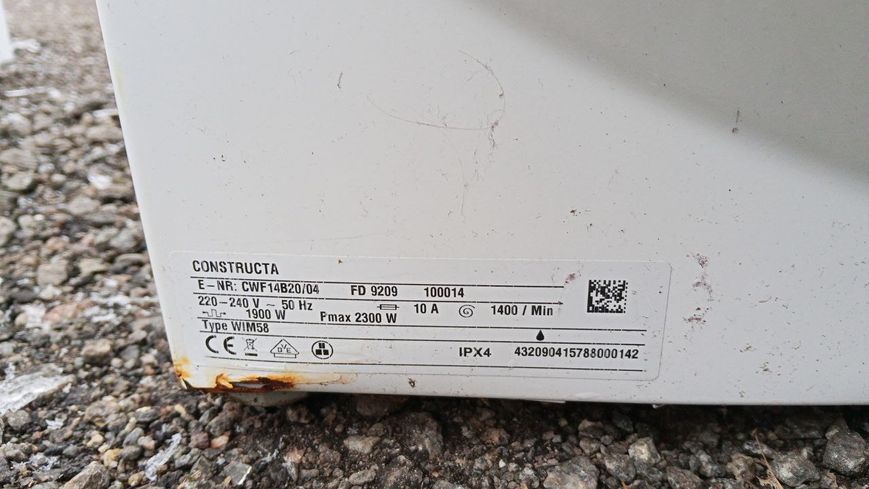 Стиральная машина Constructa enrgy CWF14B20 04 2300W 6кг sn 9209100014 000051728 фото