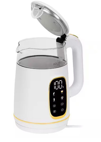 Электрочайник Adler AD 1305 white gold 2200w 1700мл 000053927 фото