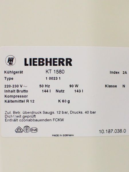 Холодильник однокамерный Liebherr KT 1580 000024690 фото