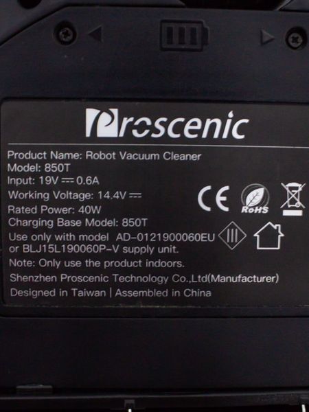 Пылесос робот Proscenic 850T 000030571 фото