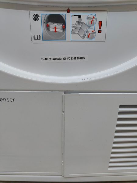 Сушильна машина Bosch EcoLogixx 7 S WTW86562 20 1000W 7 кг sn 9308 200285 000052243 фото