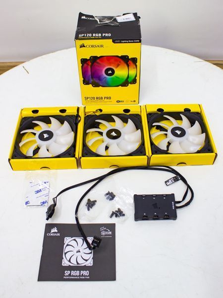 Комплект кулеров для ПК Corsair Icue RGB Led PWM 000028575 фото