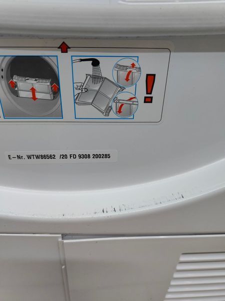 Сушильна машина Bosch EcoLogixx 7 S WTW86562 20 1000W 7 кг sn 9308 200285 000052243 фото