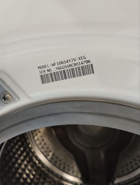 Стиральная машина Samsung WF10654YJV 6 кг 2400W sn Y6GU5ABCB01479N 000046277 фото