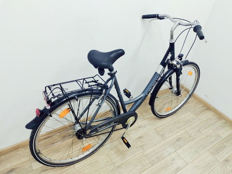 Велосипед 28 NSU Comfort дамка сірий алюм 000039867 фото
