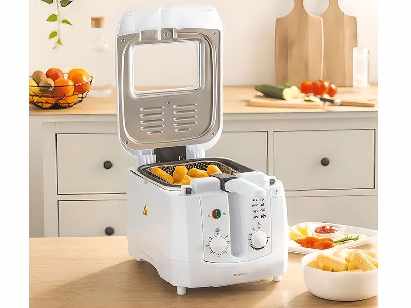 Фритюрница Ambiano MD 12814 1800w 3л White 000040711 фото