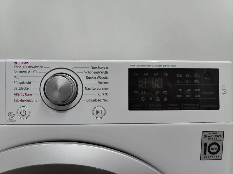 Пральна машина LG Steam Direct Drive F14WM9KS1 2100W 9кг sn 902PWTYKP017 000051735 фото