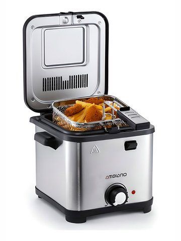 Фритюрниця Ambiano GT DFM 01 900w 1500 мл 000041118 фото