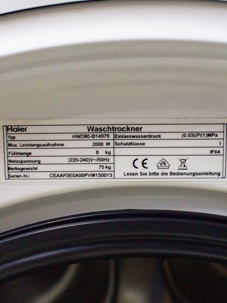 Стиральная машина Haier HWD80 B14979 000031748 фото