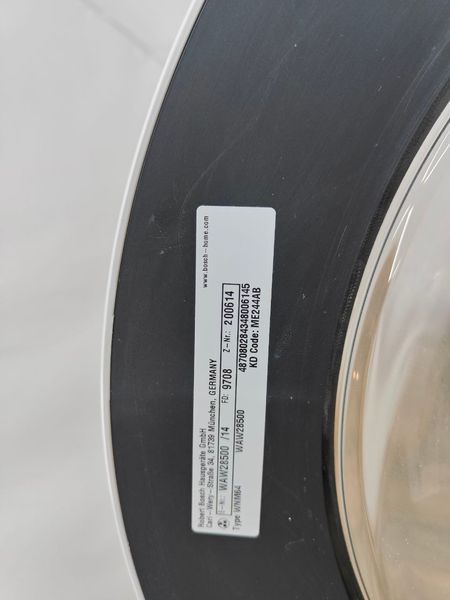 Стиральная машина Bosch Series 8 WAW28500 2300W 9кг sn 9708200614 000051734 фото