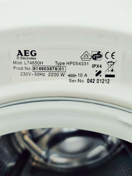 Стиральная машина AEG L74650H 000035284 фото