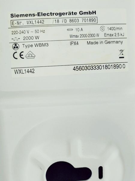 Стиральная машина Siemens WXL1442 18 000036162 фото