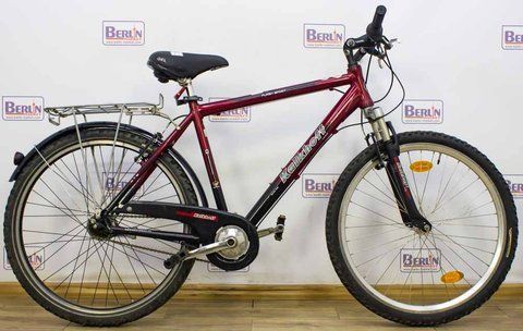 Велосипед 26 Kalkhoff Flash Sport гірський чорно-бордовий алюміній 000010580 фото