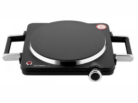 Плита електрична First FA 5096 5 1500w Black 000045342 фото