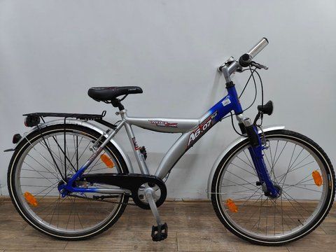 Велосипед 26 Pegasus Zoom A6 07 горный серо синий алюм 000050892 фото