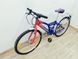 Велосипед 24 Konbike FreeRider підлітковий синьо-червоний хром 000039880 фото 7