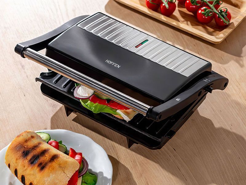 Контакт гриль Hoffen SM 3175 1000w 000042131 фото