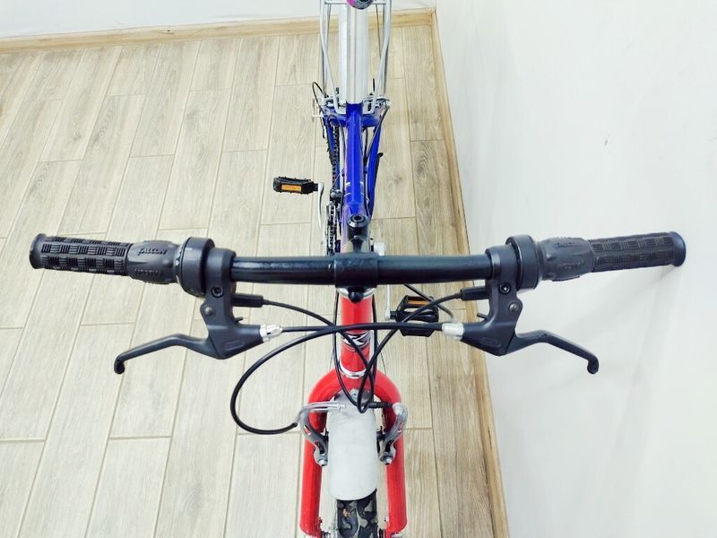 Велосипед 24 Konbike FreeRider підлітковий синьо-червоний хром 000039880 фото