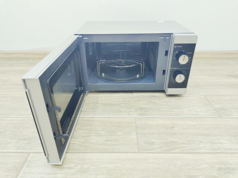 Мікрохвильова піч Sharp YC MG01E S 1270w гриль 1000w sn 13122143081 000032254 фото