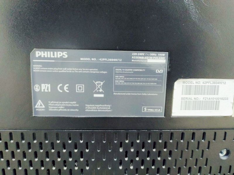 Телевизор 42 Philips 42PFL3604H 12 LCD Full HD 3D 000037700 фото