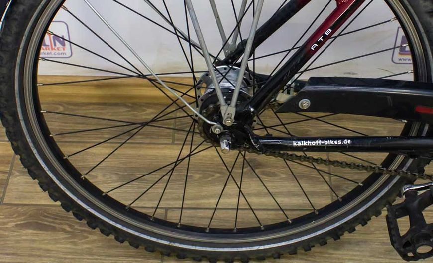 Велосипед 26 Kalkhoff Flash Sport гірський чорно-бордовий алюміній 000010580 фото