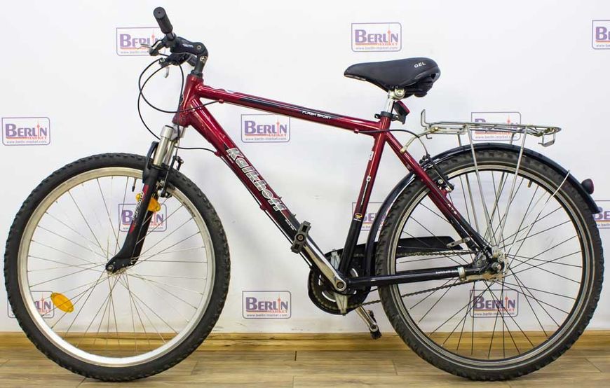 Велосипед 26 Kalkhoff Flash Sport гірський чорно-бордовий алюміній 000010580 фото