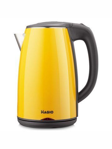 Электрочайник термос Magio MG 976 1650w 1700мл Yellow 000041217 фото