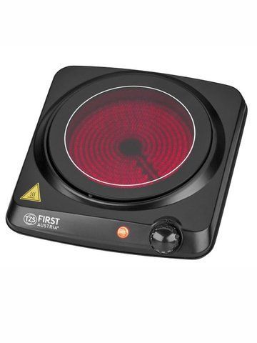 Плита електрична First FA 5097 1 1200w Black 000045347 фото
